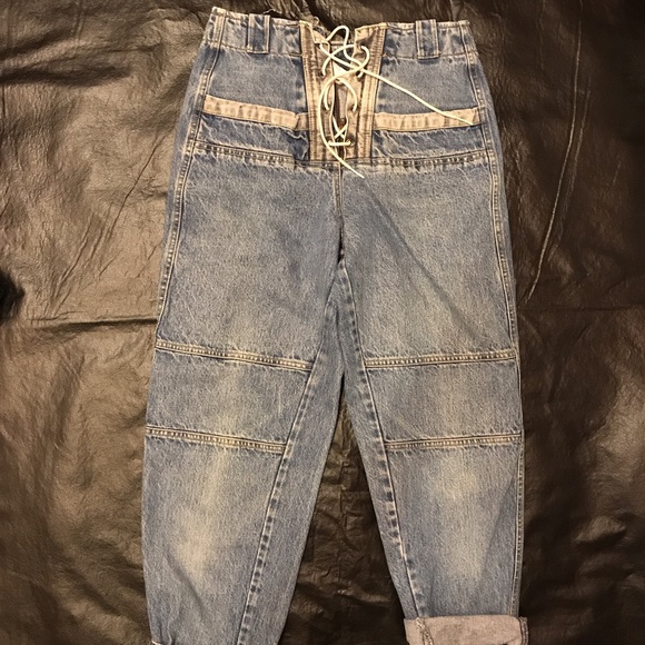 Vintage lace up guess jeans - Picture 1 of 1